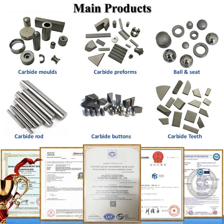 6.7mm Diameter Ball Blank of Tungsten Carbide